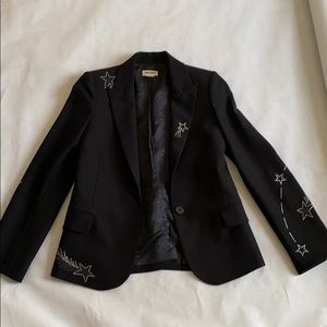 ZADIG&VOLTAIRE -star embellished blazer size 34/XS